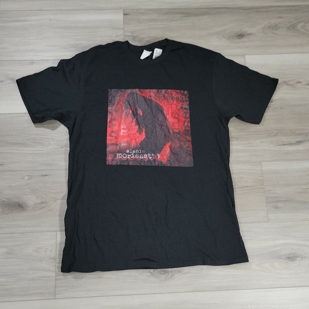 Alannis Morissette Men's Graphic T-Shirt Medium Black New